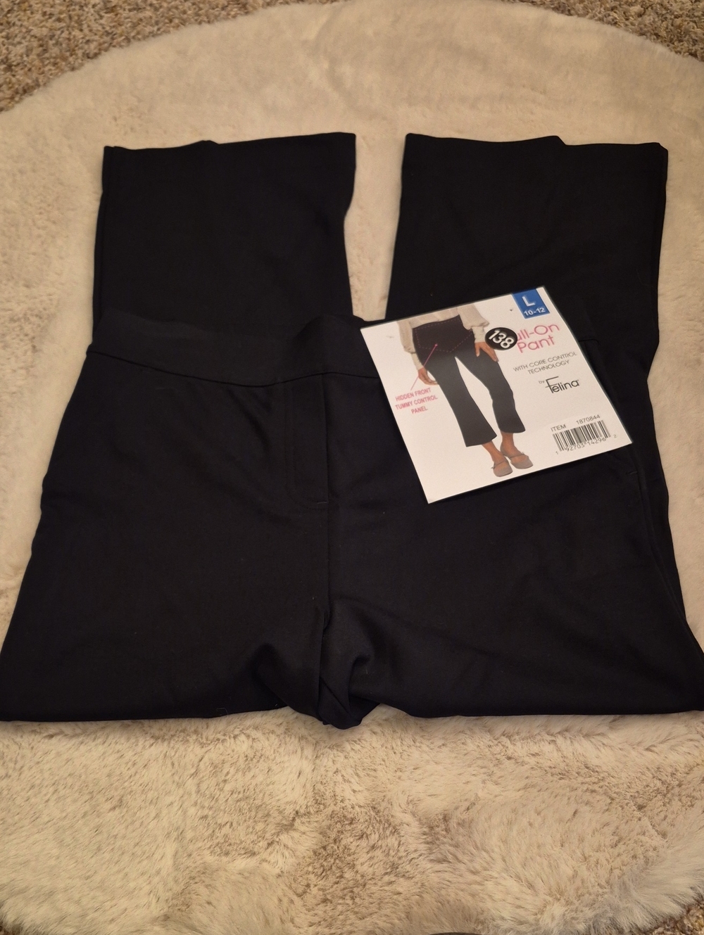 Felina Black Pull-On Ankle Pants